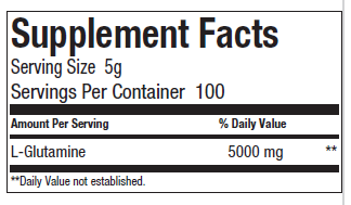 Glutamine Powder 500g