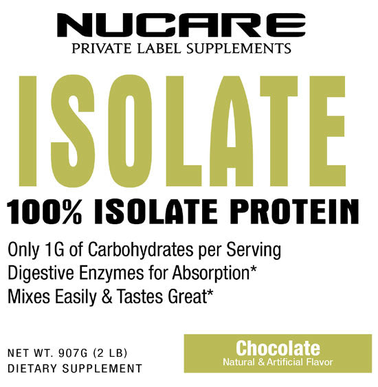 100% Whey Isolate Protein, 2lb