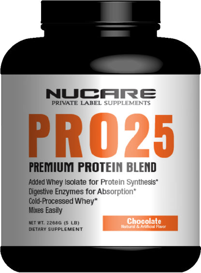 Pro25 Whey Premium Protein Blend, 5lb